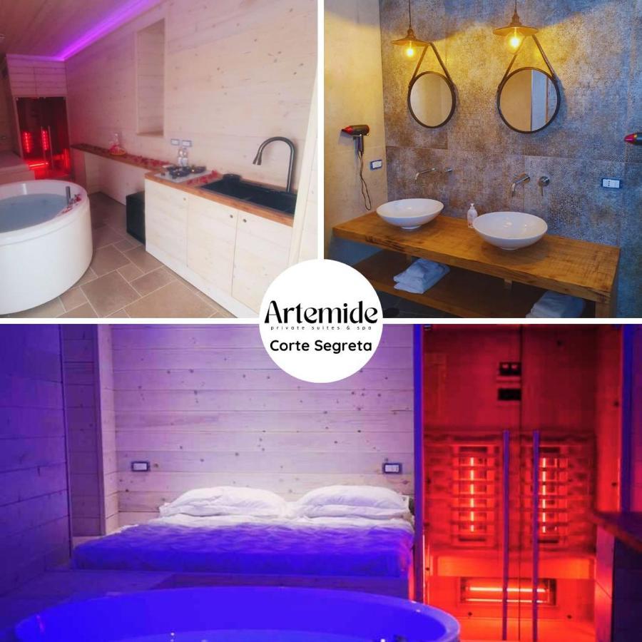 Artemide "Corte Segreta" B&B Suite Spa サン・チプリアーノ・ピチェンティーノ エクステリア 写真